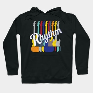 Rhythm Electric Guitars Retro Style Hoodie